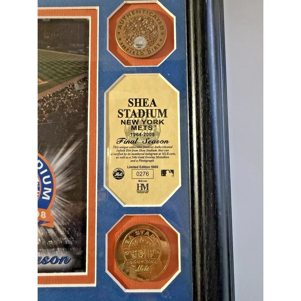 Mets Shea Stadium Final Season Framed Photo Highland Mint LE 257/5000 NY